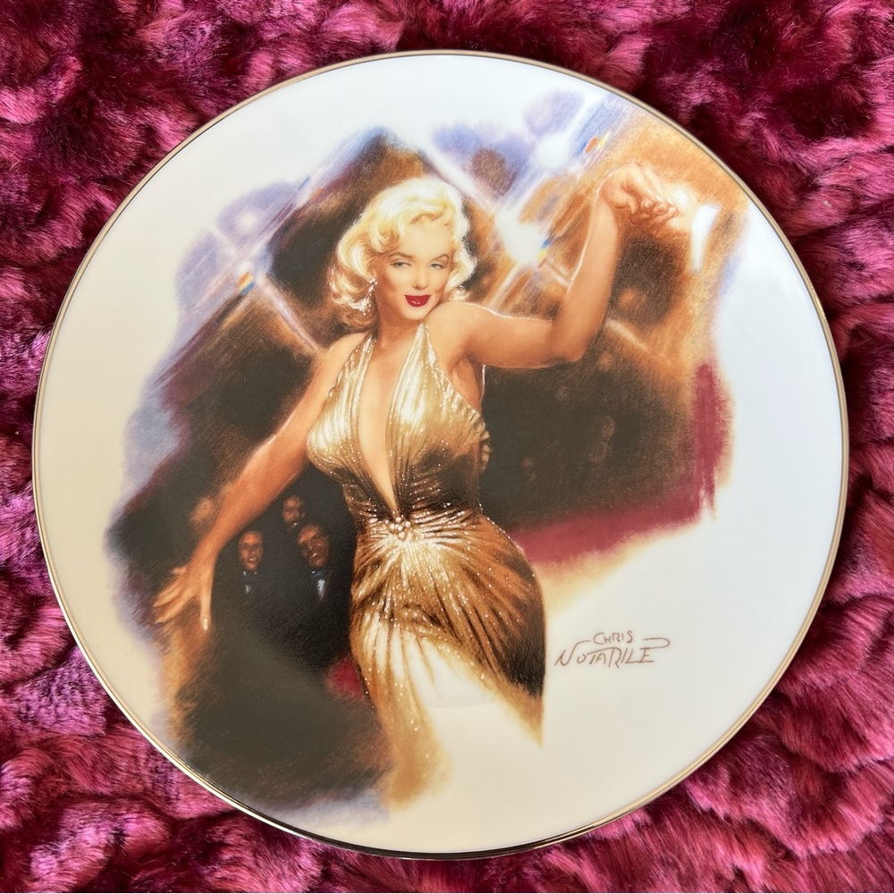 Vintage Delphi Marilyn Monroe ‘Rising Star’ Collectible Plate 1990